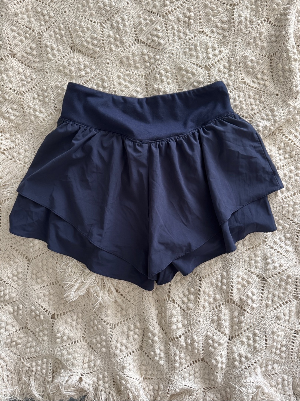 SO Navy Layered Ruffle Skort - Picture 3 of 4